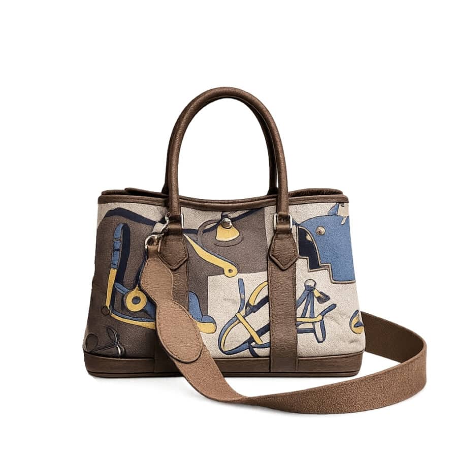 Hermes Garden Party Voyage 30 Bag Brown 30cm