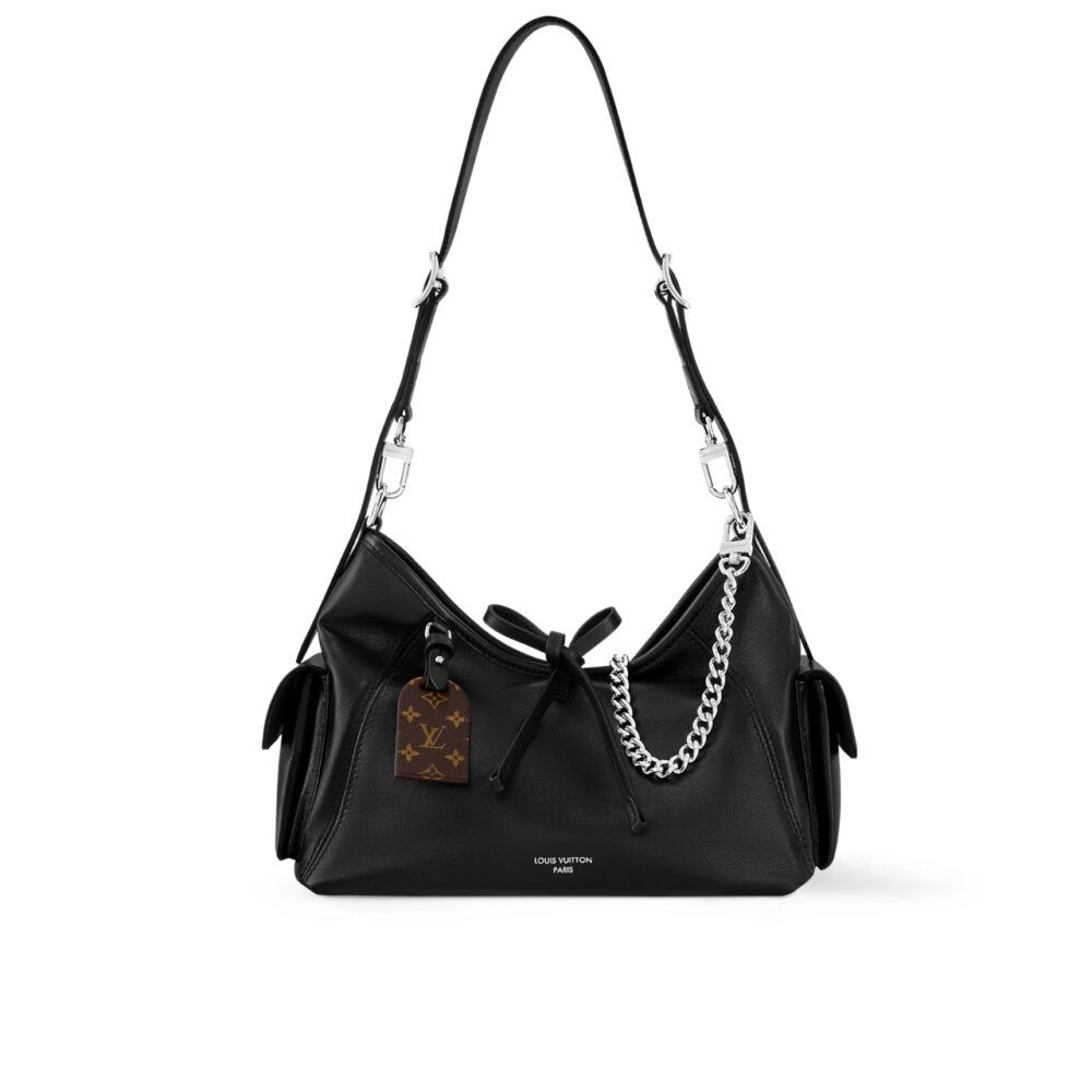 LOUIS VUITTON CARRYALL CARGO VIBE PM BAG BLACK 34CM M24861