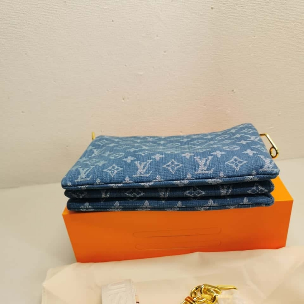 Louis Vuitton Coussin PM Bag Denim Blue 26Cm M24564 - Image 4