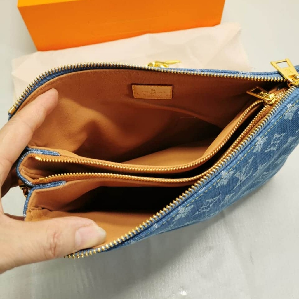Louis Vuitton Coussin PM Bag Denim Blue 26Cm M24564 - Image 5