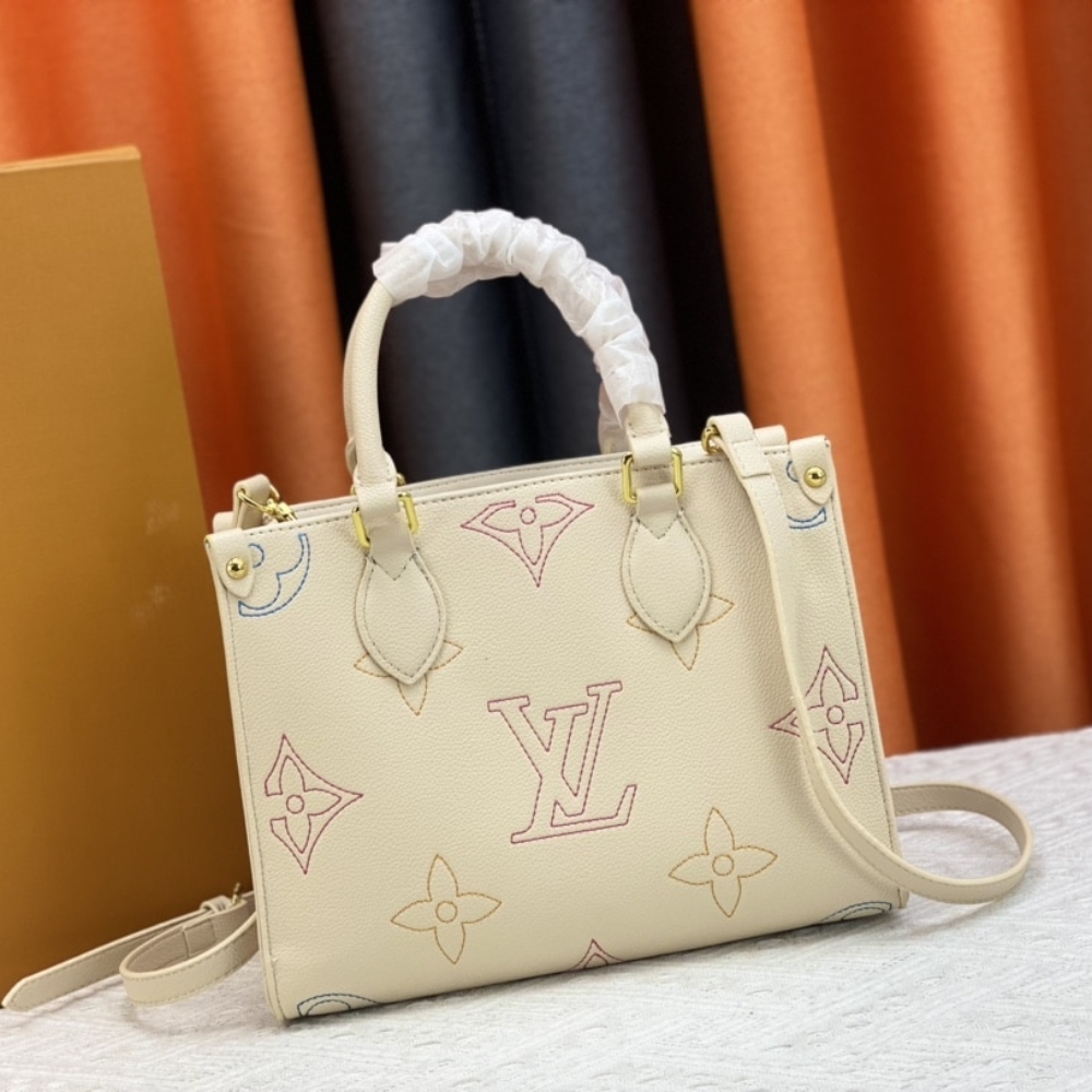 LOUIS VUITTON ONTHEGO PM MONOGRAM PATTERN BEIGE 25CM M46629 - Image 2