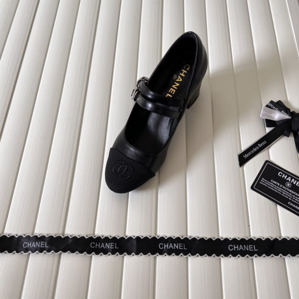 CHANEL MARY JANES AND GROSGRAIN BLACK G45696 B16524 NX492 - Image 3