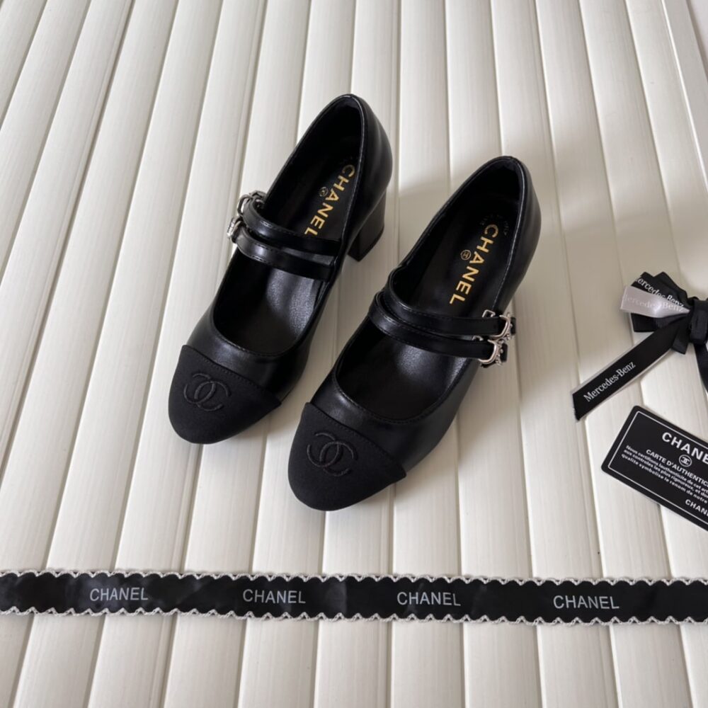 CHANEL MARY JANES AND GROSGRAIN BLACK G45696 B16524 NX492 - Image 2