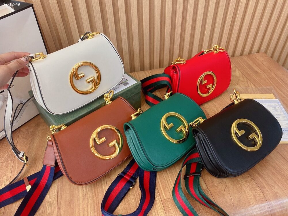 GUCCI BLONDIE MINI BAG BLACK 22CM 698643 UXXAG 1064 - Image 3