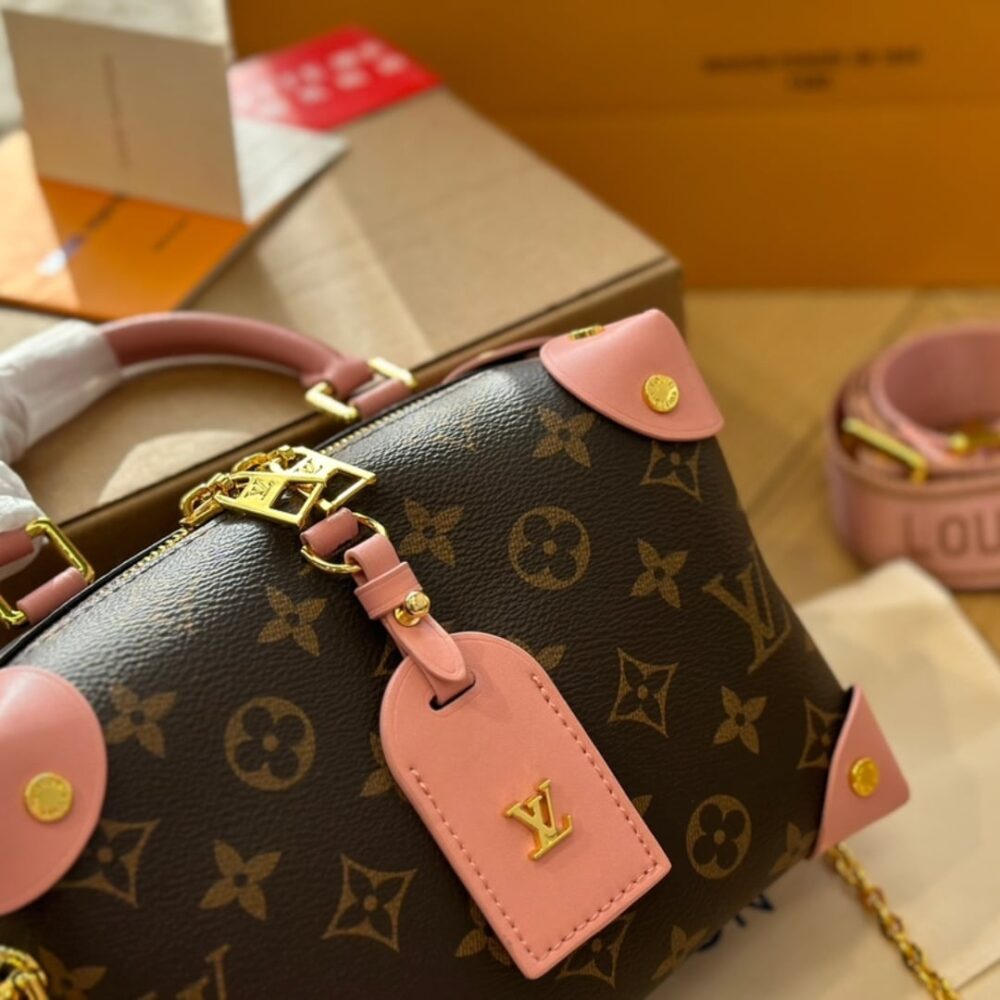 LOUIS VUITTON PEPTITE MALLE SOUPLE PEACH 20CM M45531 - Image 6