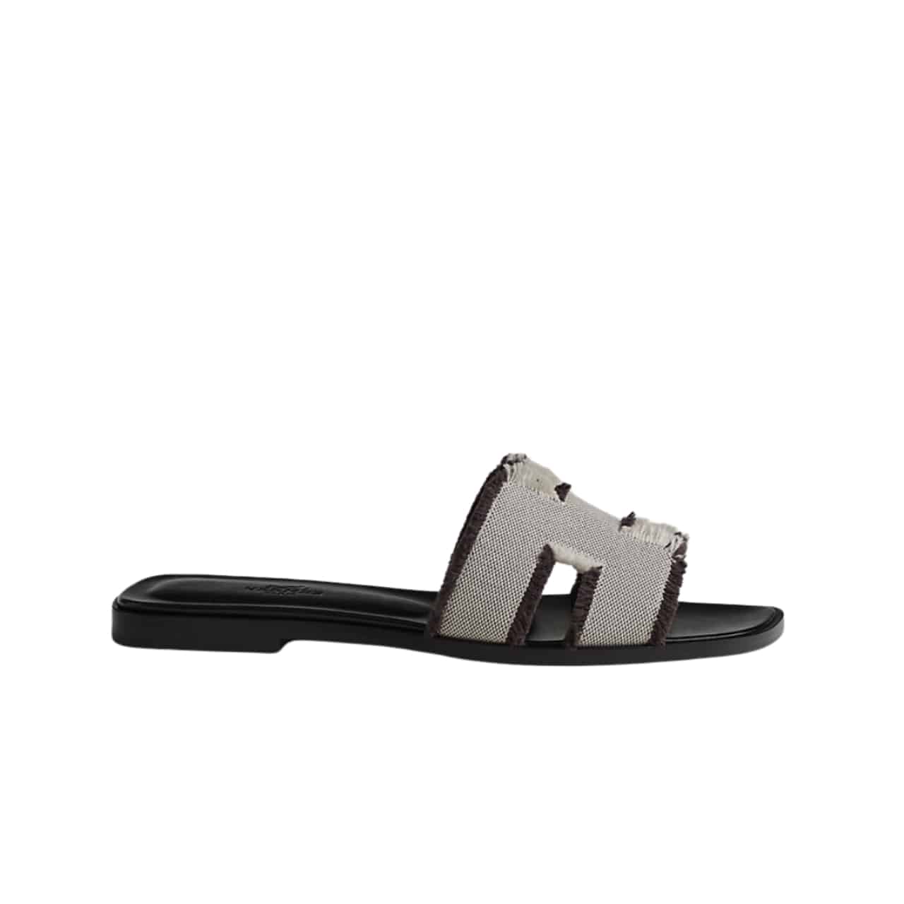 HERMES ORAN SANDAL BLACK H231095Z PN360