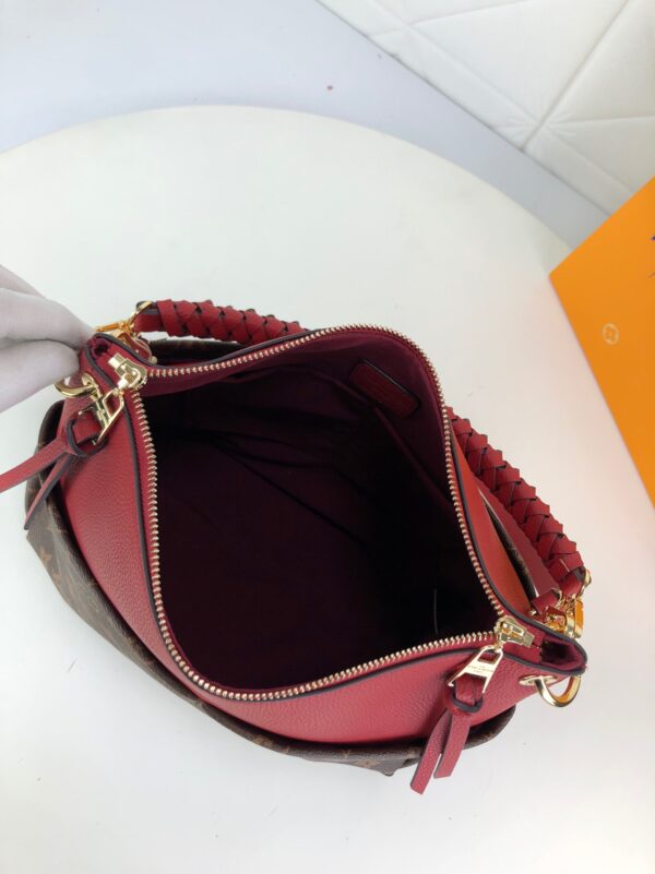 LOUIS VUITTON MAIDA HOBO HANDBAG RED MONOGRAM 33CM - Image 2