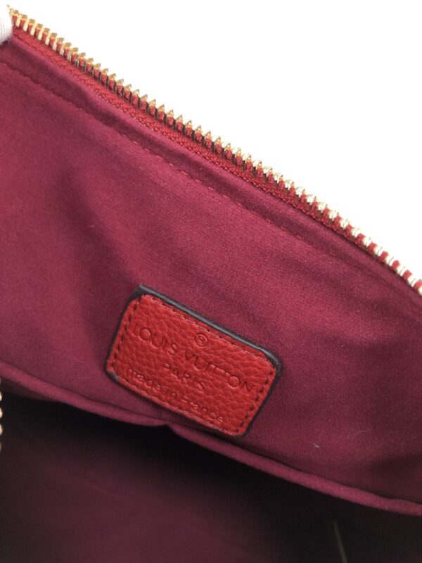 LOUIS VUITTON MAIDA HOBO HANDBAG RED MONOGRAM 33CM - Image 3