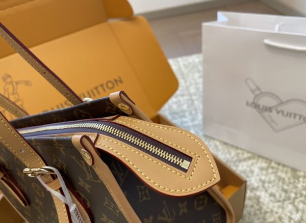 LOUIS VUITTON POPINCOURT HART TOTE HANDBAG MONOGRAM CANVAS 28CM M40007 - Image 4