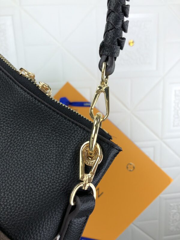 LOUIS VUITTON MAIDA HOBO HANDBAG BLACK MONOGRAM 33CM - Image 5