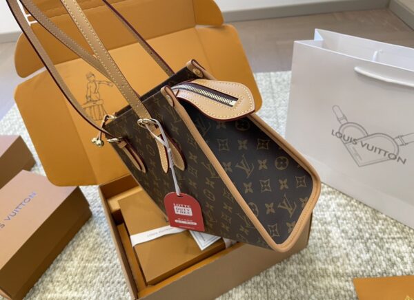 LOUIS VUITTON POPINCOURT HART TOTE HANDBAG MONOGRAM CANVAS 28CM M40007 - Image 6