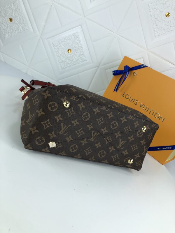 LOUIS VUITTON MAIDA HOBO HANDBAG RED MONOGRAM 33CM - Image 7
