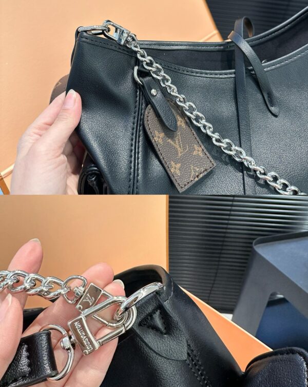 LOUIS VUITTON CARRYALL CARGO PM BAG BLACK 33CM M24861 - Image 9