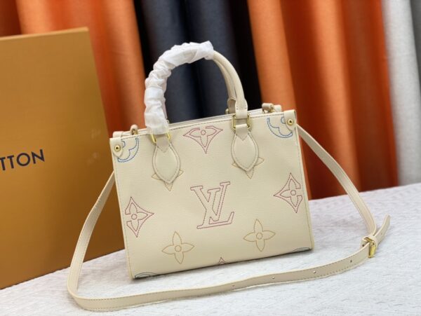 LOUIS VUITTON ONTHEGO PM HANDBAG BEIGE 25CM M46629 - Image 10
