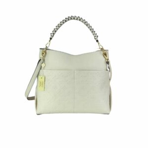 Louis Vuitton Maida Hobo Handbag White 33Cm