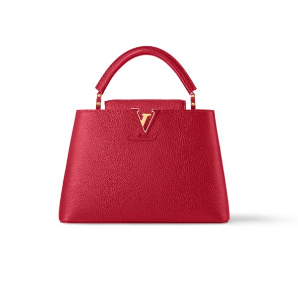 LOUIS VUITTON CAPUCINES BB BAG SCARLET RED 27CM M52689