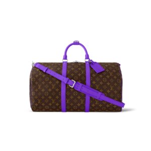 LOUIS VUITTON KEEPALL BANDOULIÈRE VIOLET FONCE 40CM M46775