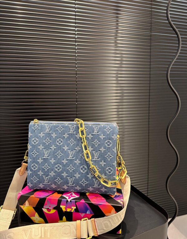 LOUIS VUITTON COUSSIN PM BAG DENIM BLUE 26CM M24564 - Image 2