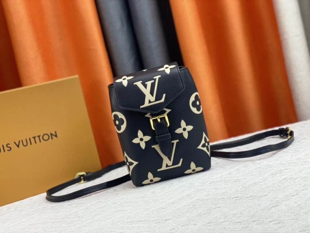 LOUIS VUITTON TINY BACKPACK EMPREINTE BLACK 19CM - Image 2