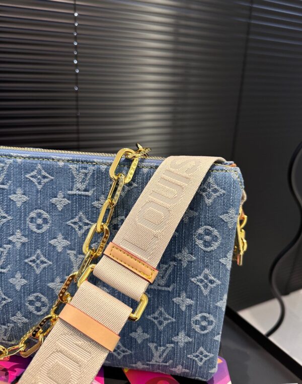 LOUIS VUITTON COUSSIN PM BAG DENIM BLUE 26CM M24564 - Image 7
