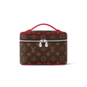 LOUIS VUITTON NICE MINI MONOGRAM CANVAS RED 20CM M46766