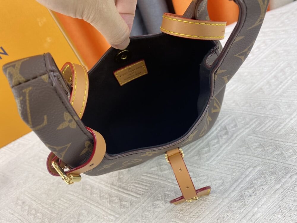 LOUIS VUITTON ATLANTIS BB BAG DARK BROWN 17CM M46817 - Image 4