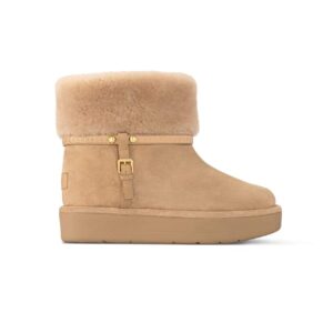 Louis Vuitton Aspen Platform Ankle Boot Beige 1Ac79E