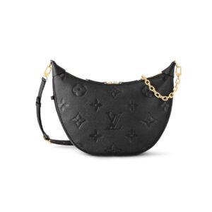 LOUIS VUITTON LOOP HOBO MONOGRAM EMPREINTE BLACK 37CM M46739
