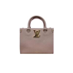 LOUIS VUITTON LOCK AND GO BAGS DARK BEIGE 24CM