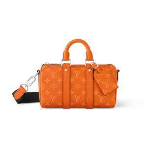 LOUIS VUITTON KEEPALL BANDOULIÈRE 25 TANGERINE 25CM M31044