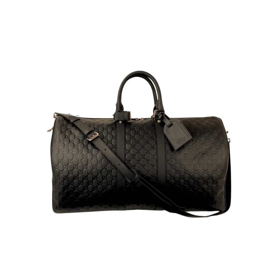 GUCCI GG CARRY ON DUFFLE BAG BLACK 50CM