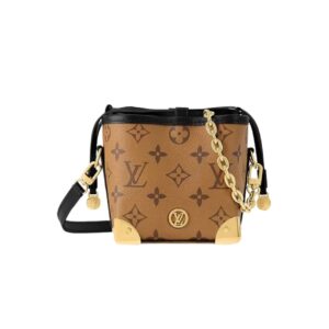 LOUIS VUITTON NÉO PURSE LV CHARMS MONOGRAM BROWN 15CM M82885