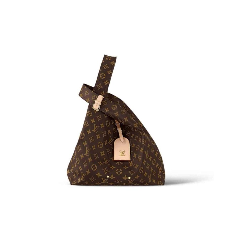 LOUIS VUITTON ATLANTIS BB BAG DARK BROWN 17CM M46817