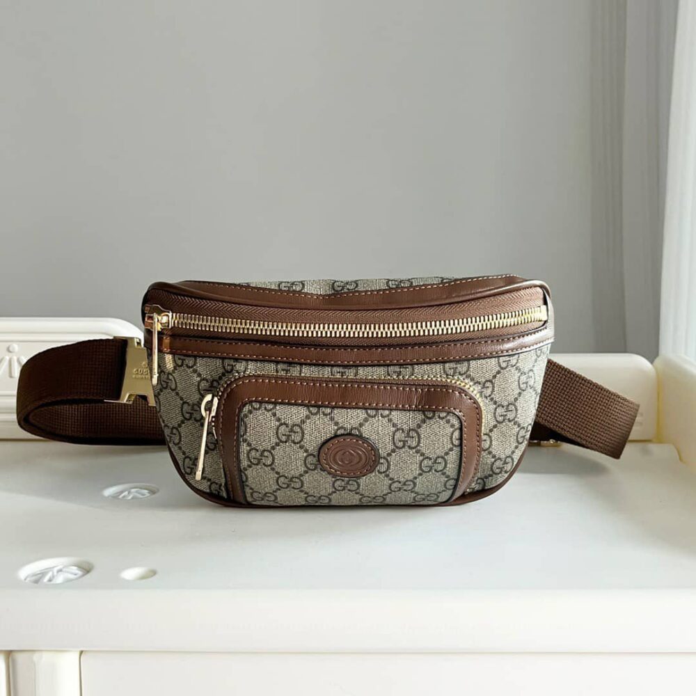GUCCI BELT BAG GG BROWN 24CM - Image 3