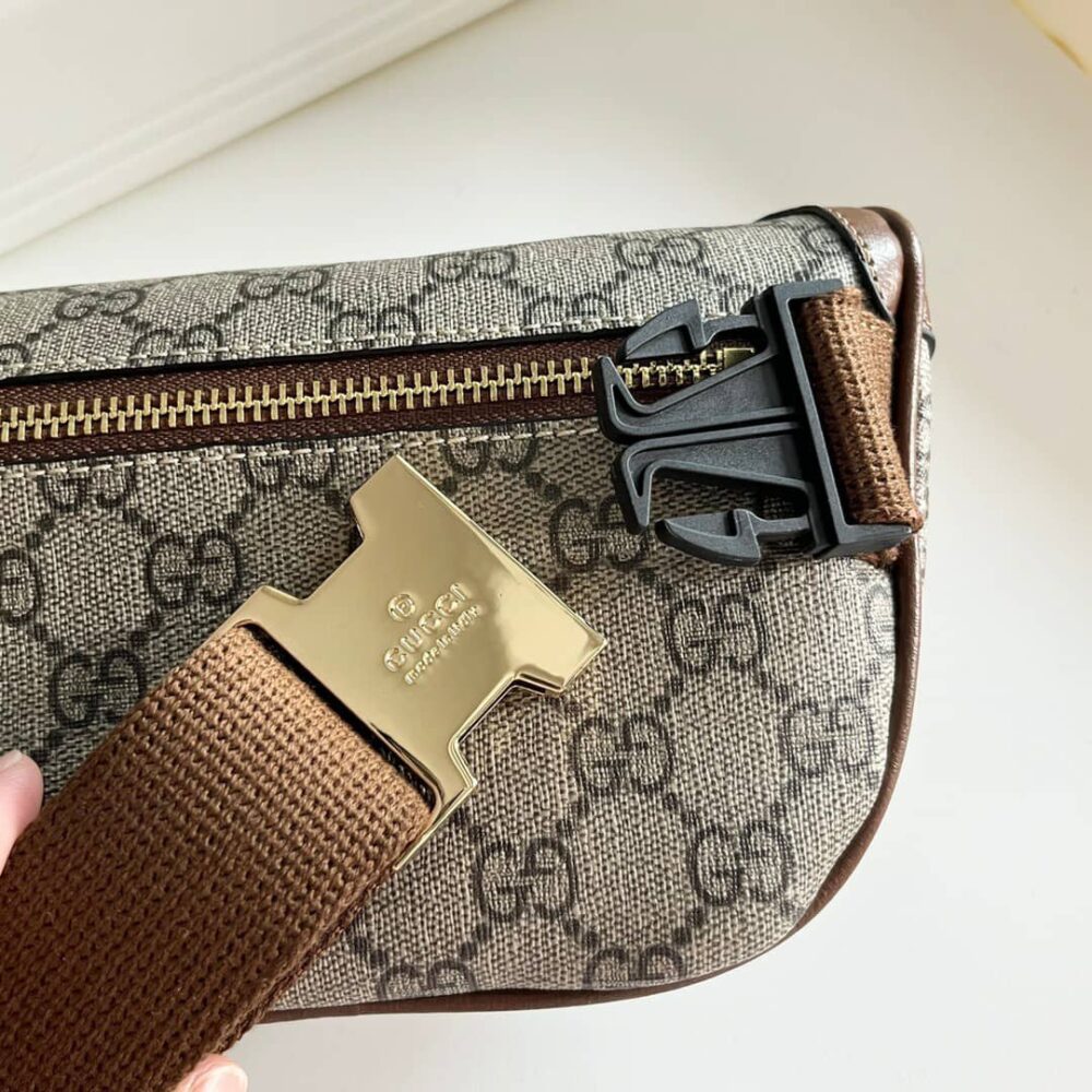 GUCCI BELT BAG GG BROWN 24CM - Image 4