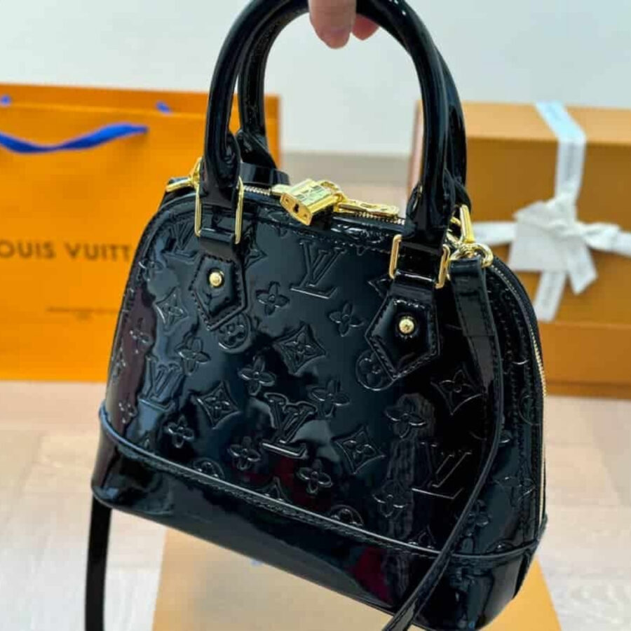 Alternative view of Louis Vuitton Alma BB Varnished Epi Leather Black 23Cm