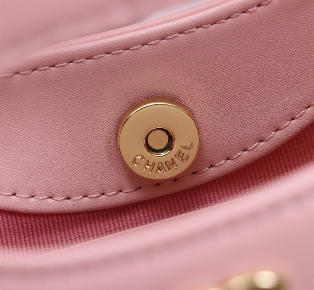 CHANEL SHOPPING BAG SHINY PINK 19CM AS4854 B16220 NW784 - Image 6