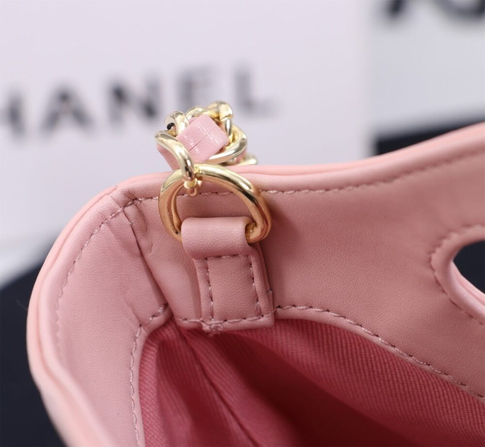 CHANEL SHOPPING BAG SHINY PINK 19CM AS4854 B16220 NW784 - Image 5