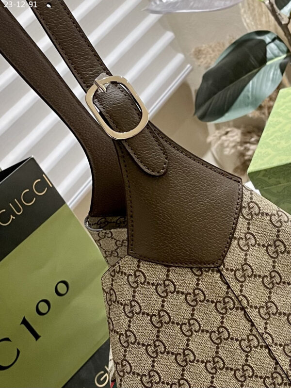 GUCCI JACKIE 1961 MEDIUM SHOULDER BAG BEIGE 35CM - Image 5
