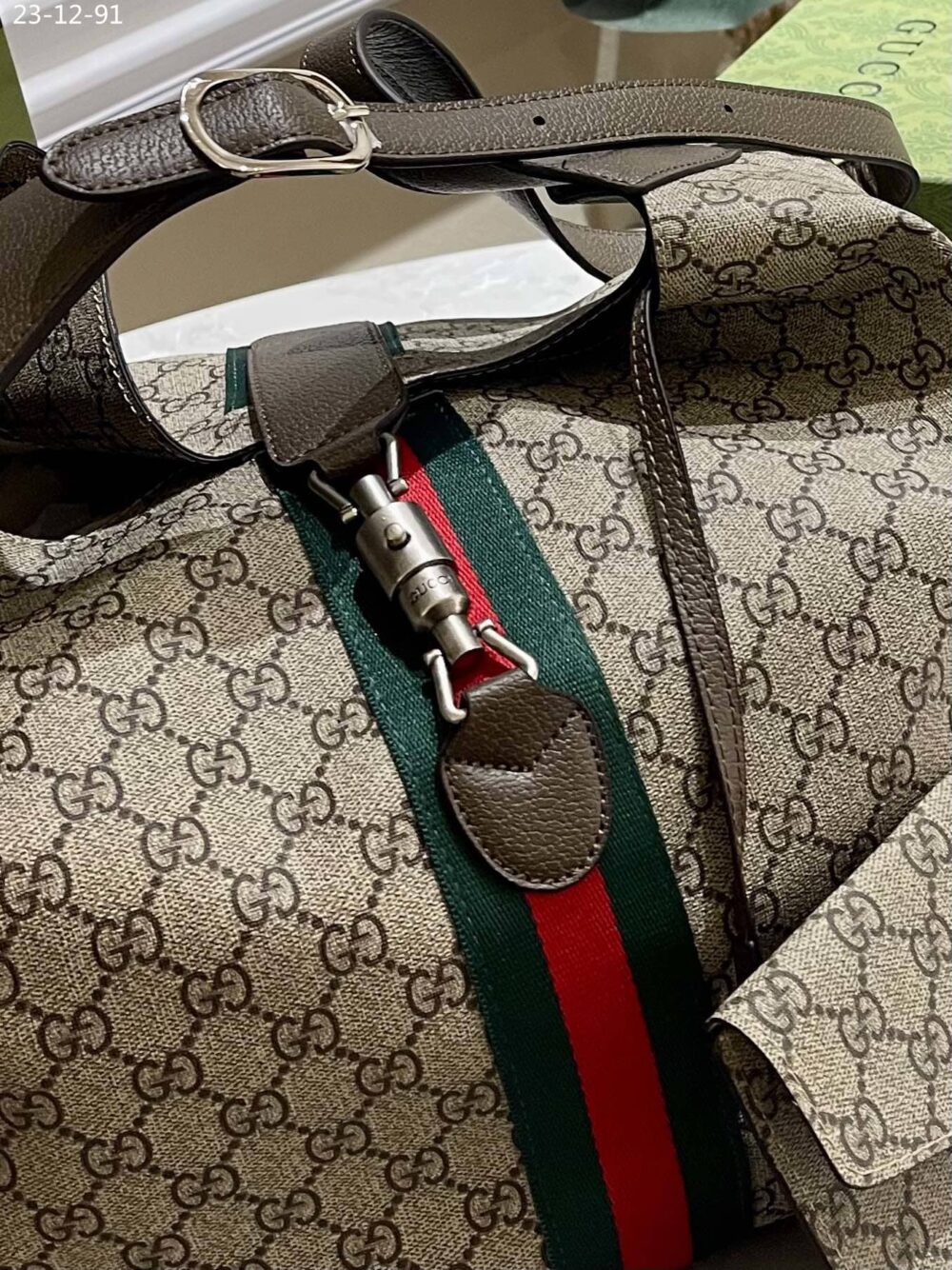 GUCCI JACKIE 1961 MEDIUM SHOULDER BAG BEIGE 35CM 758684 FACIP 8747 - Image 4
