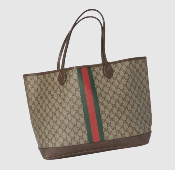 GUCCI BROWN OPHIDIA GG LARGE TOTE BAG 40CM - Image 2