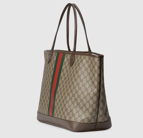 GUCCI BROWN OPHIDIA GG LARGE TOTE BAG 40CM - Image 9