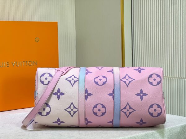 LOUIS VUITTON KEEPALL BANDOULIERE SUNRISE PASTEL 45CM - Image 4