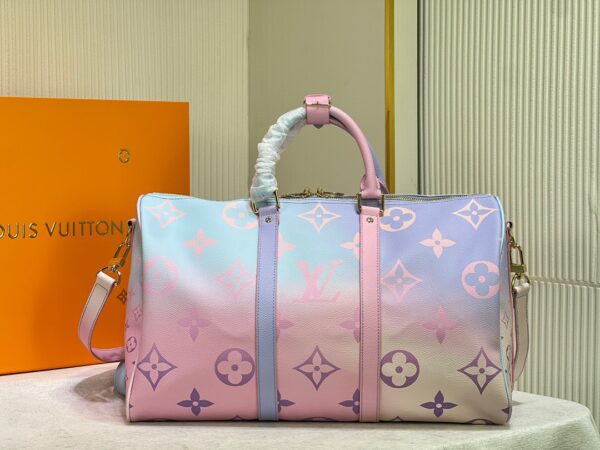 LOUIS VUITTON KEEPALL BANDOULIERE SUNRISE PASTEL 45CM - Image 5