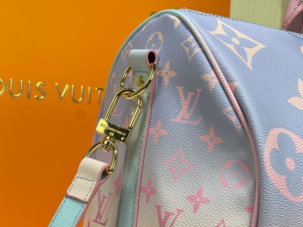 LOUIS VUITTON KEEPALL BANDOULIERE SUNRISE PASTEL 45CM - Image 6