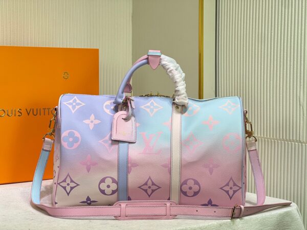 LOUIS VUITTON KEEPALL BANDOULIERE SUNRISE PASTEL 45CM - Image 10