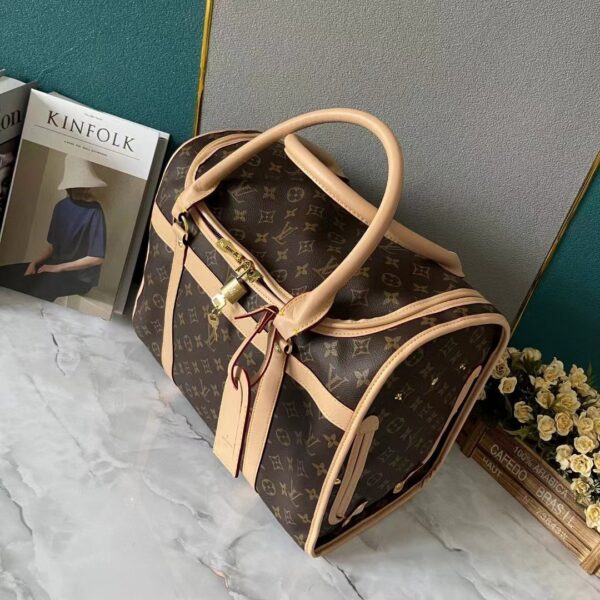 LOUIS VUITTON DOG BAG BROWN 46CM M45662 - Image 5