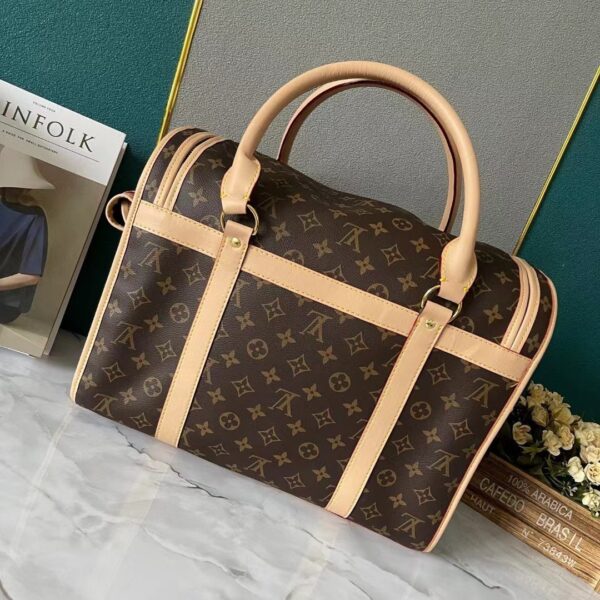 LOUIS VUITTON DOG BAG BROWN 46CM M45662 - Image 7