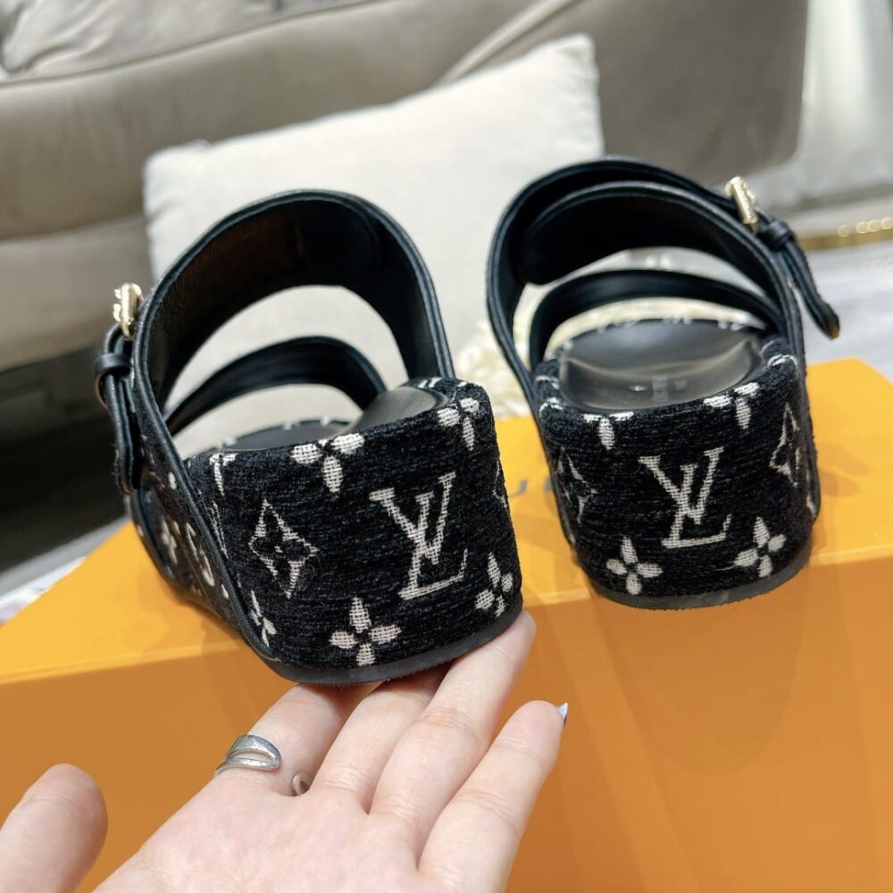 LOUIS VUITTON MULE JUMBO FLATFORM BLACK 1A94UW - Image 3