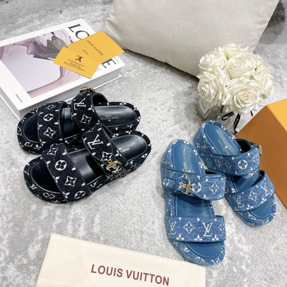 LOUIS VUITTON MULE JUMBO FLATFORM BLACK 1A94UW - Image 10